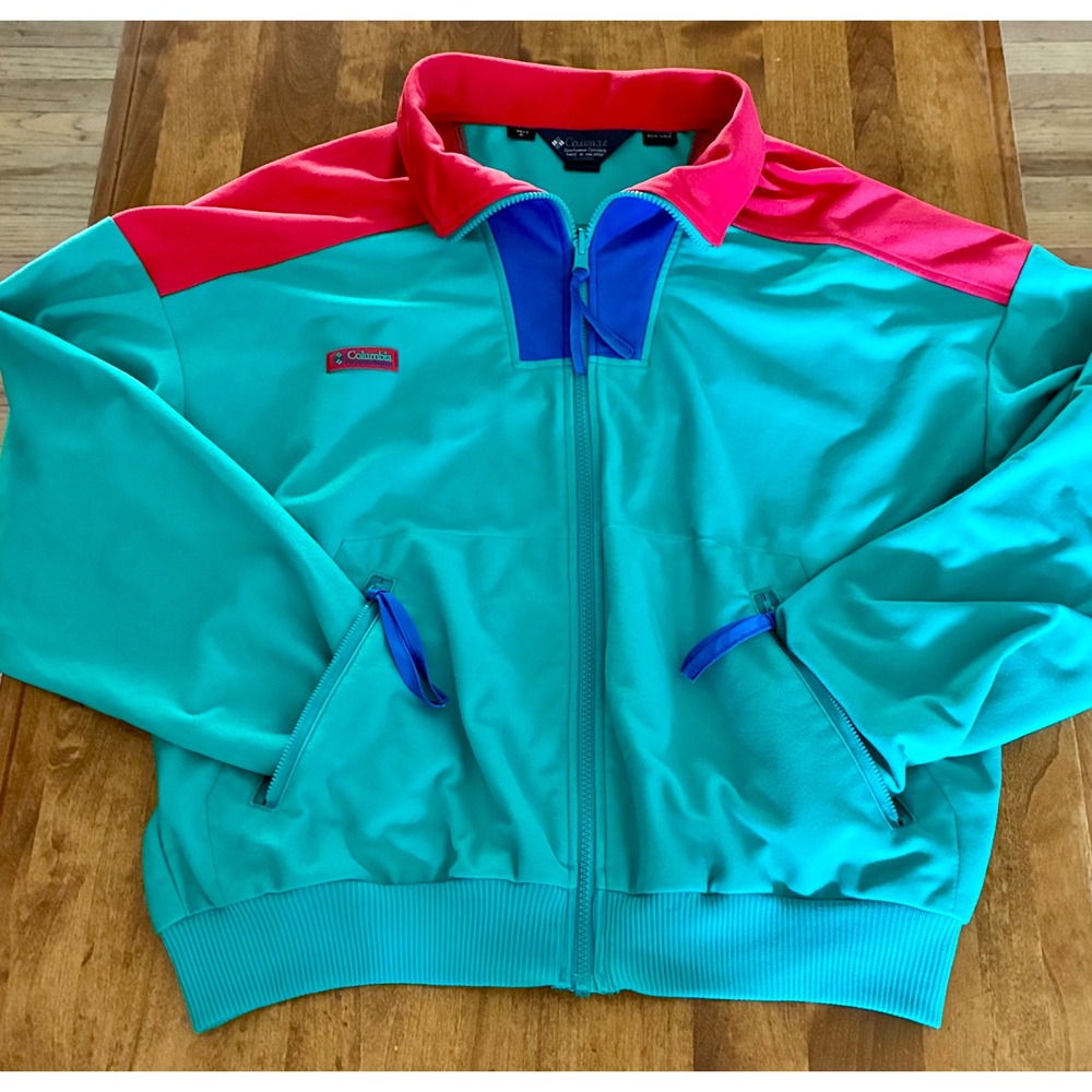 VINTAGE Columbia Sportswear Company Mens XL Full Zip Jacket Retro 90s EUC